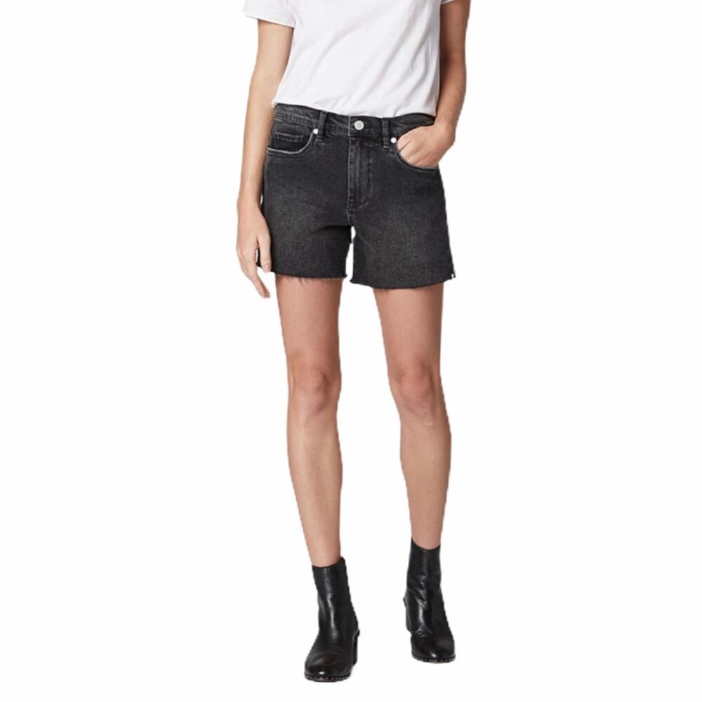 NWT BLANK NYC Before & After Shorts Women's Black Denim